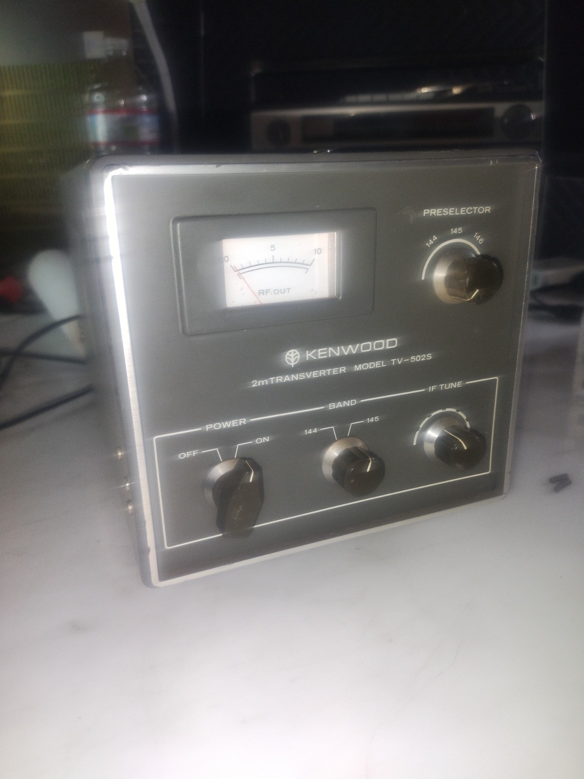KENWOOD TV-502S METER TRANSVERTER Power Tested Only.