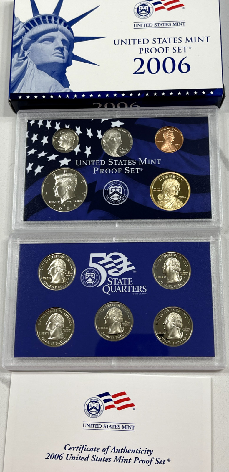2006 United States Mint Proof Set w/COA "50 State Quarters"