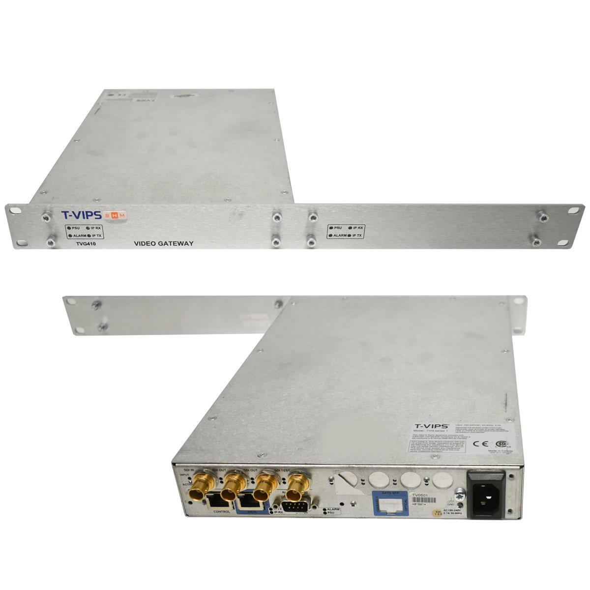 T-Vips TVG410 1x SDI Input into 2x SDI Outputs Uncompressed SDI over IP with no