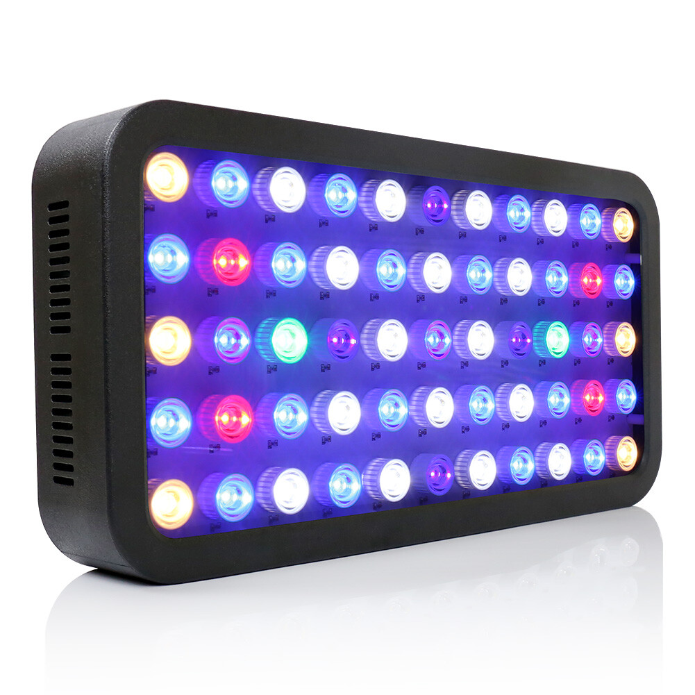 Dimmable 165W Full Spectrum LED Aquarium Light For Freshwater Reef Coral LPS/SPS