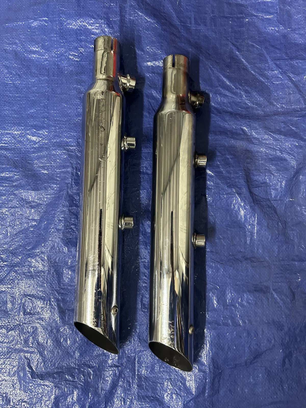 2007 07-12 Harley Davidson Sportster Knightster 1200 Factory Slip Ons OEM
