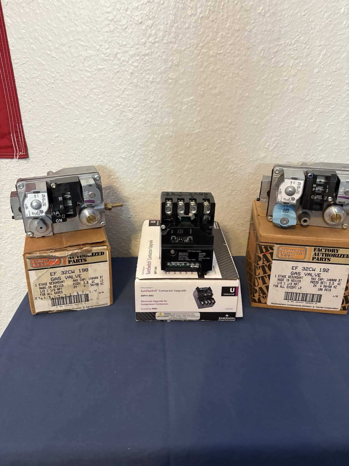 NEW HVAC PARTS Belimo Valves,White Rodgers Gas Valves,White Rodgers Sure Switch