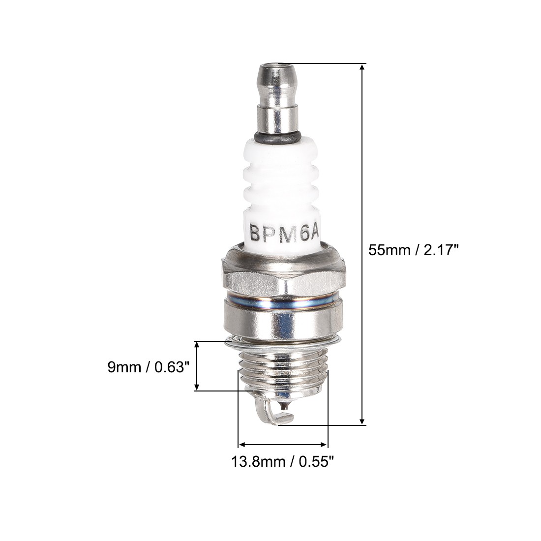 BPM6A spark plug for engine generator lawnmower tractor go-kart 2pcs