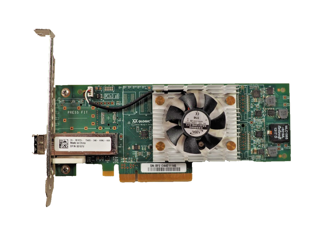 Dell 0187V Qlogic 2660 Single Port 16GB Fibre Channel Network Card w/SFP