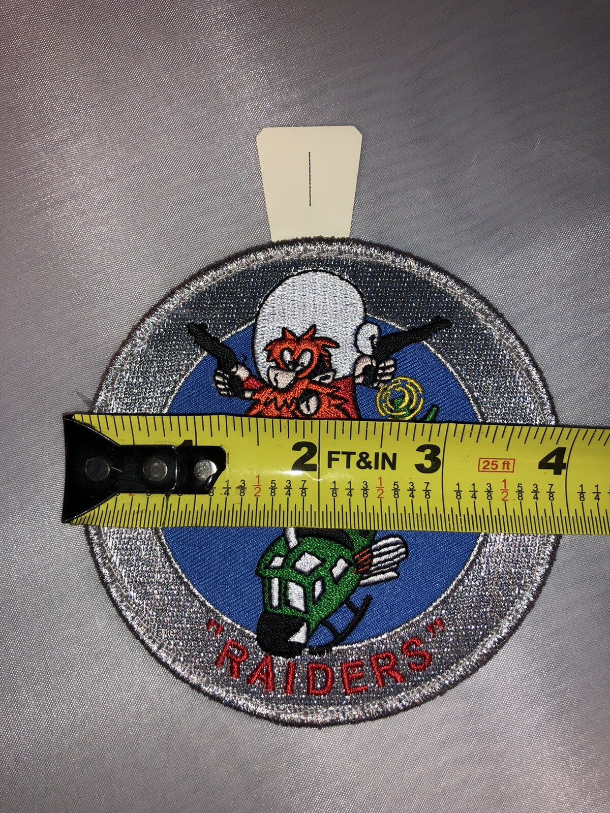 Raider Platoon Patch, Vietnam War YOSEMITE SAM 334th AHC Buttonhole Patch