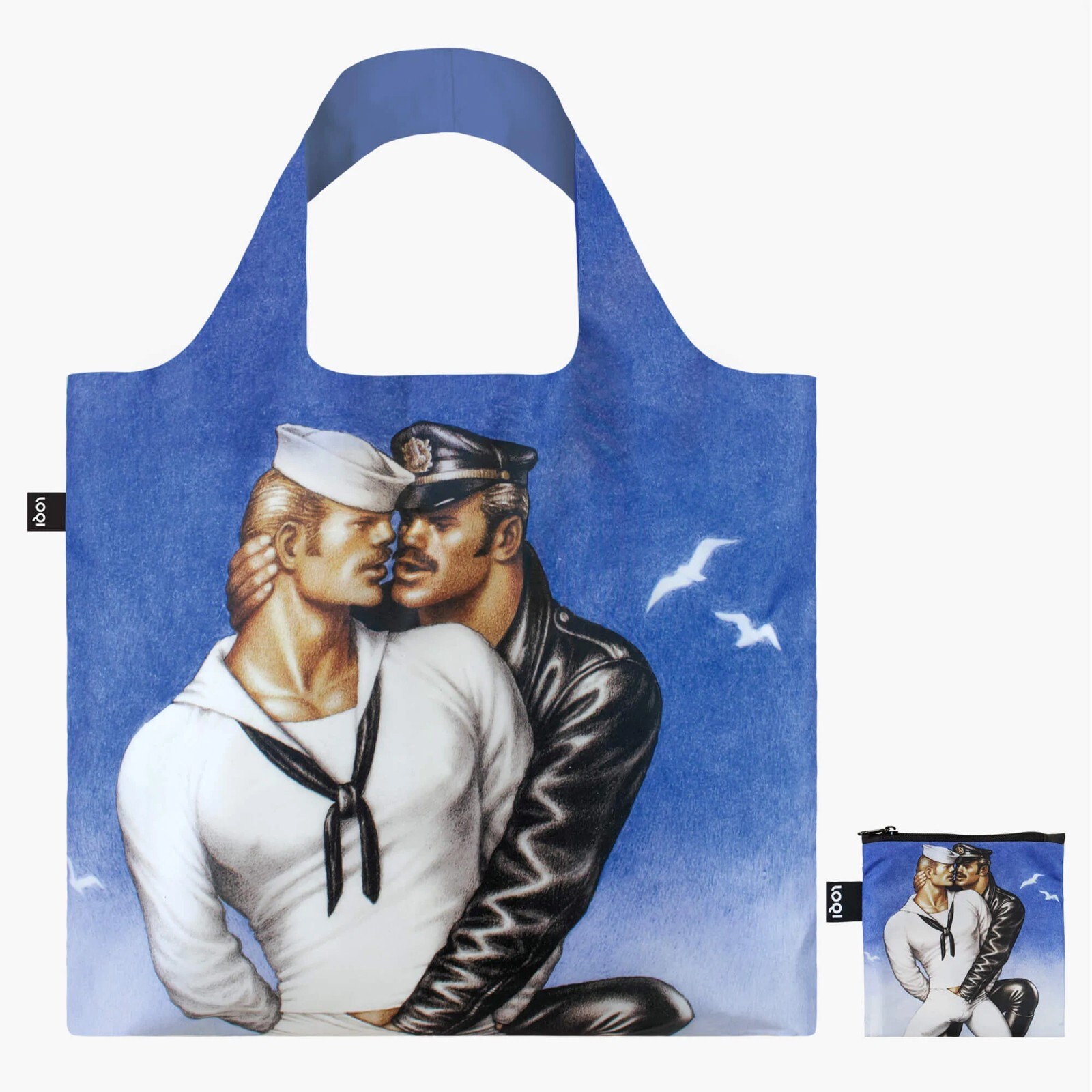 TOM OF FINLAND "Bon Voyage" Recycled Tote Bag