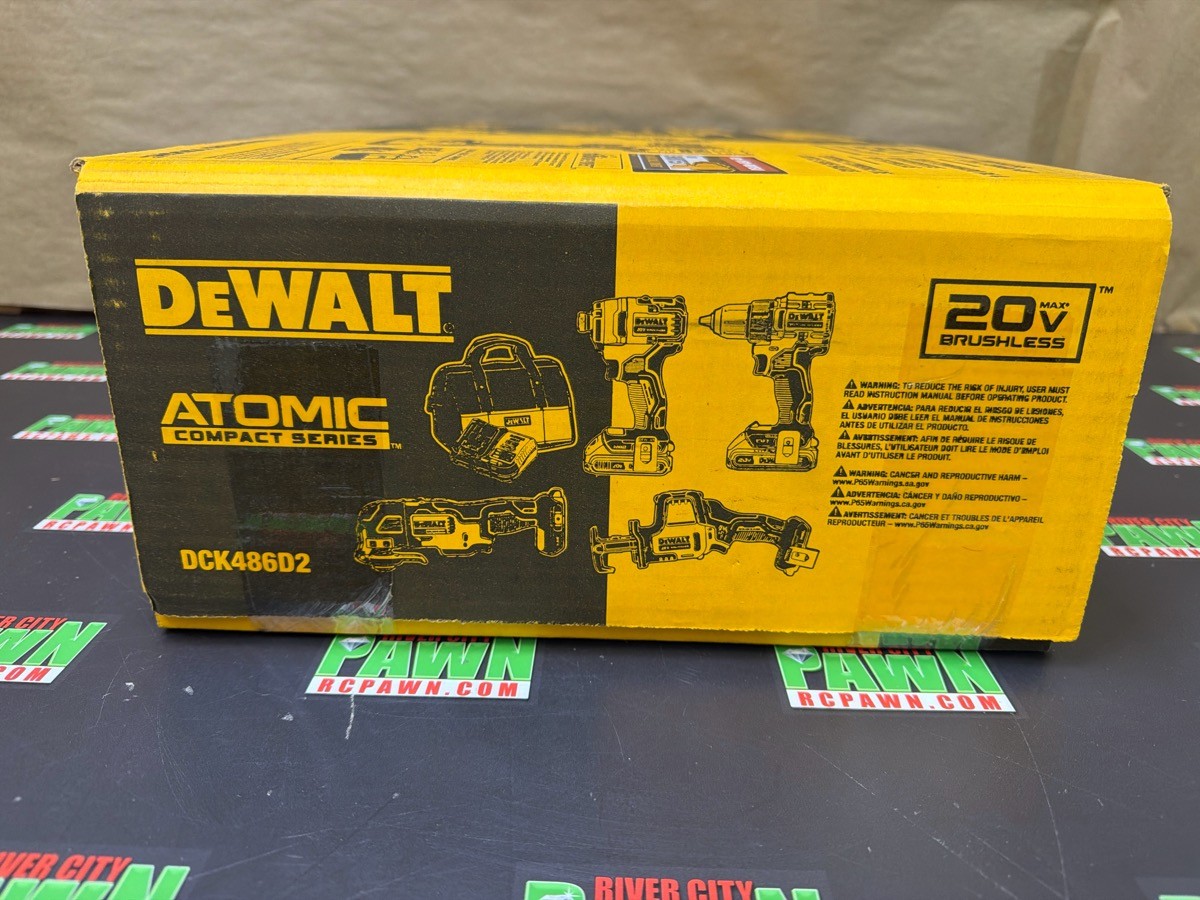 DEWALT DCK486D2 cordless 20v tool set (R7A015605)