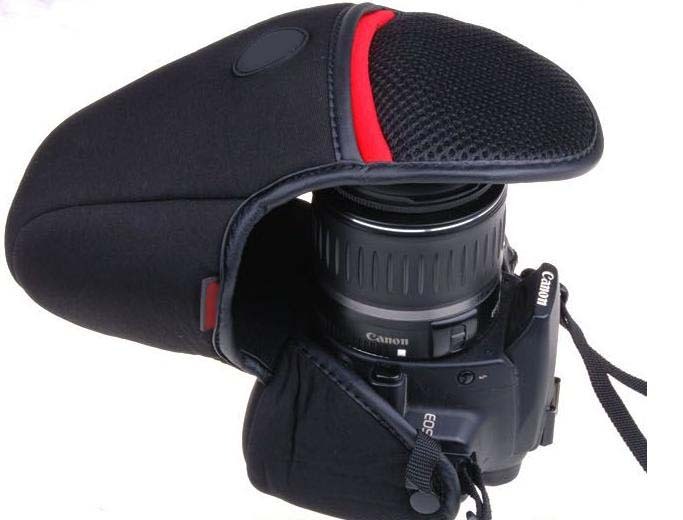 Camera Case Bag Protector For Canon EOS 1000D 1100D 1200D with 18-55mm Lens