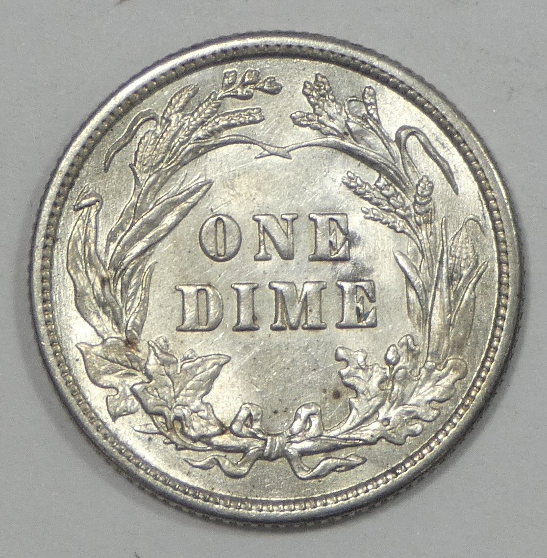 1912 Barber Dime ALMOST UNCIRCULATED+ Silver 10c