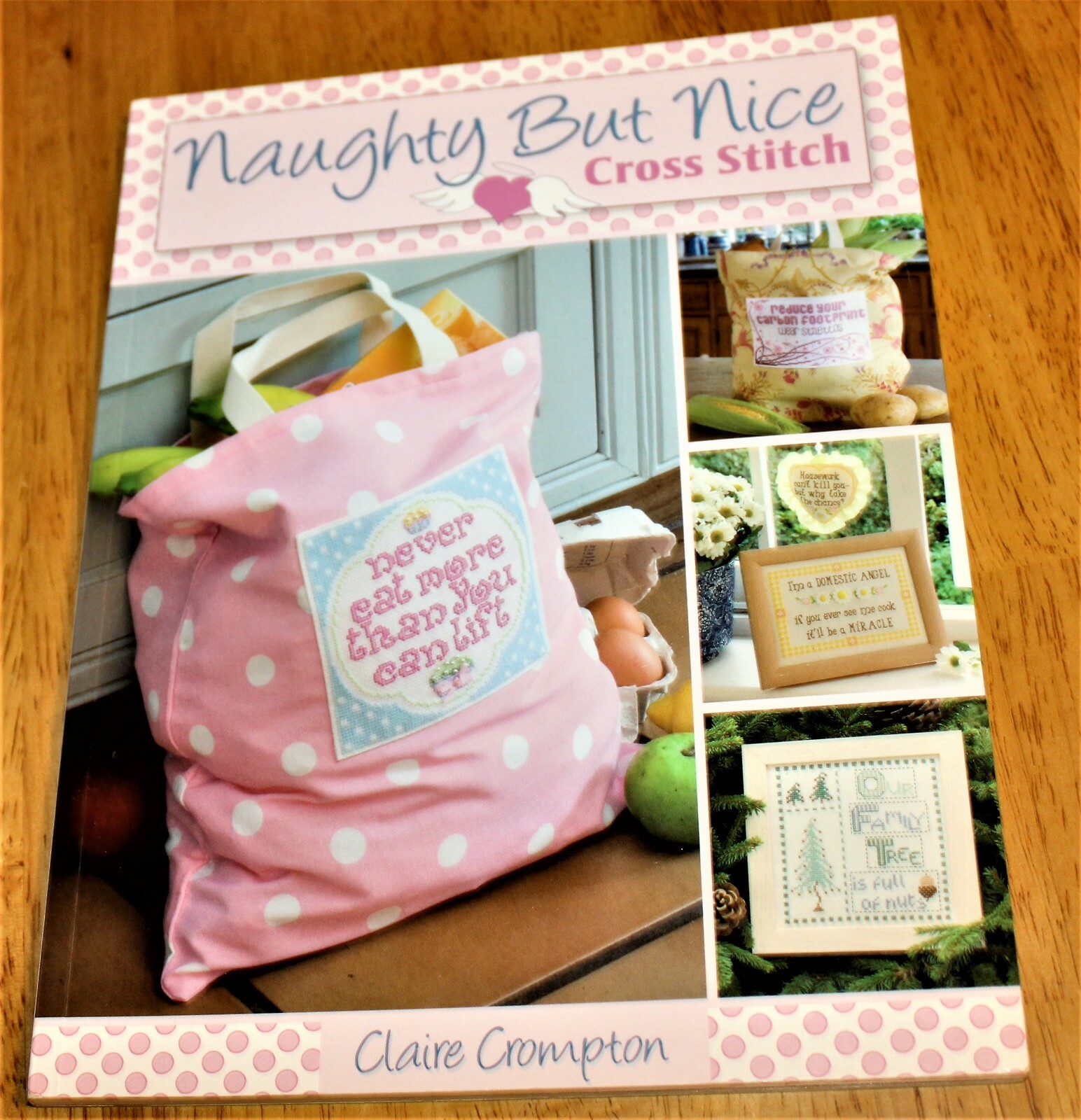 David & Charles Pub: NAUGHTY BUT NICE CROSS STITCH Softcover by Claire Compton