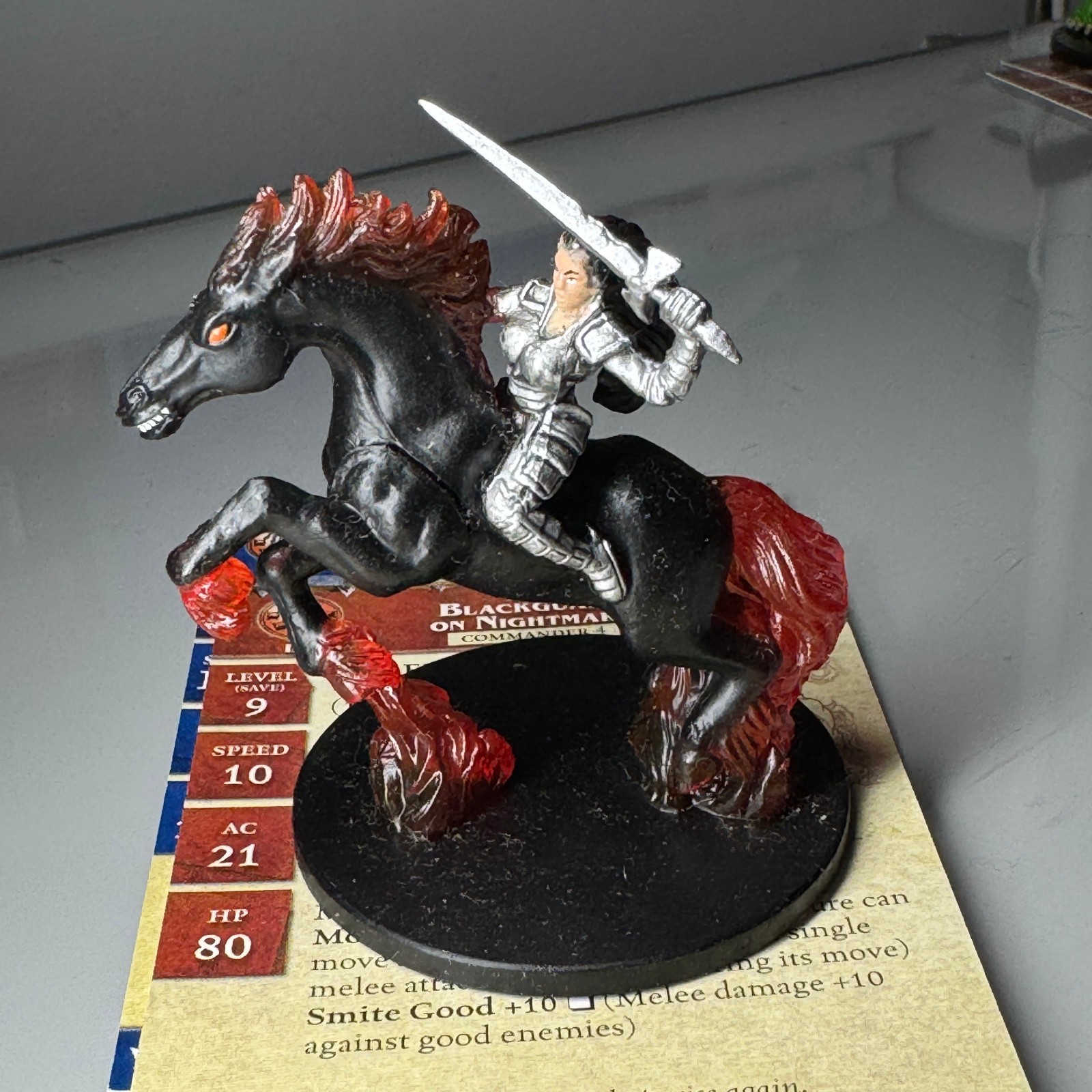 Dungeons & D&D Miniatures War of the Dragon Queen BLACKGUARD ON NIGHTMARE #25