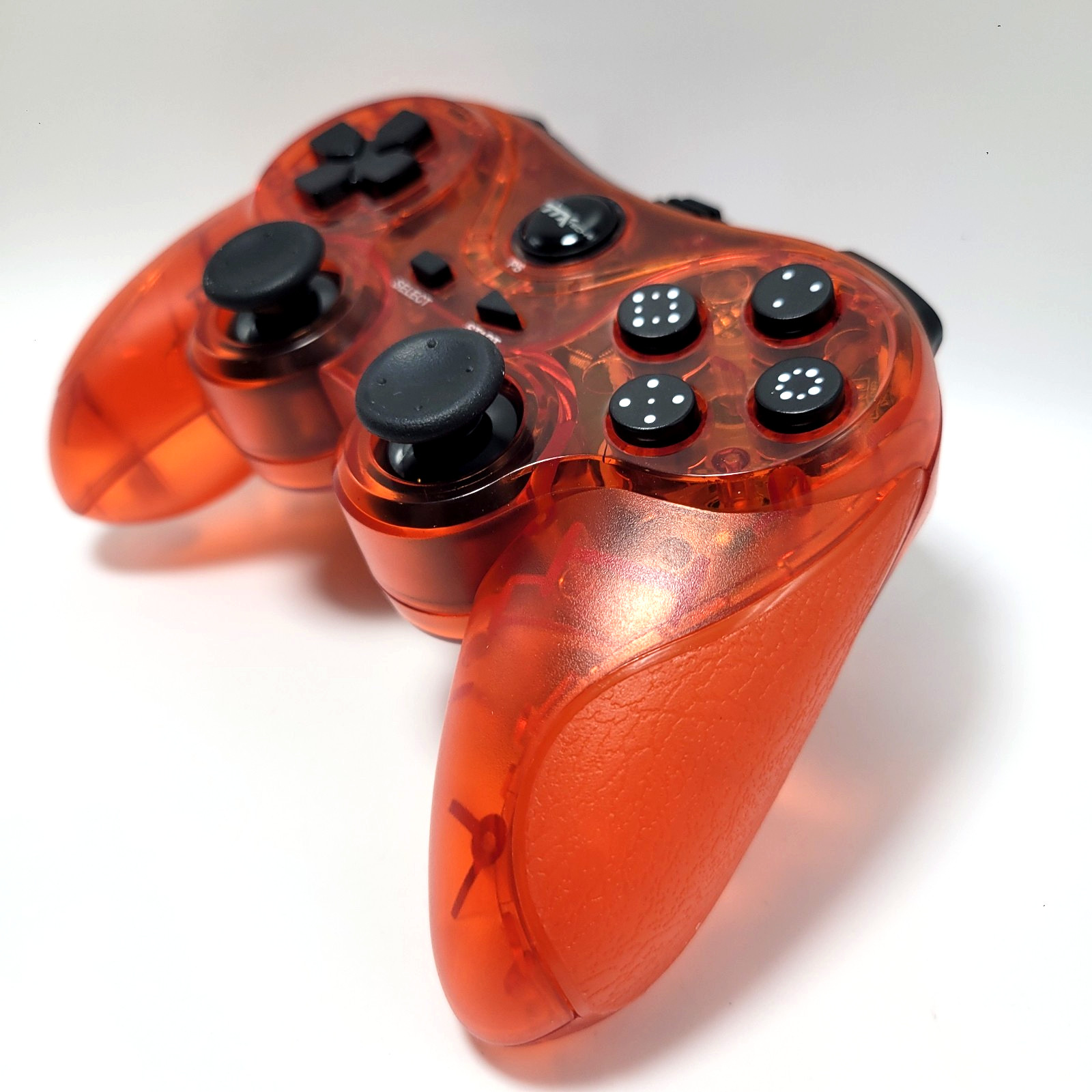 PlayStation 3 Wired Controller for PS3 / PC / USB by TTX Tech - Clear Red