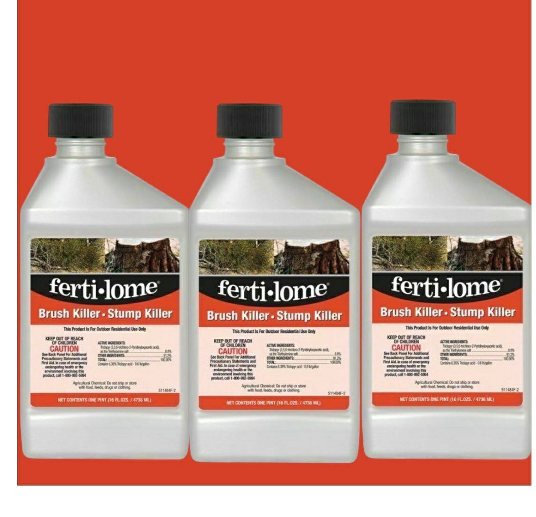 3 PK Ferti-Lome 11484 16oz Triclopyr Tree Stump Vine Poison Ivy & Brush Killer
