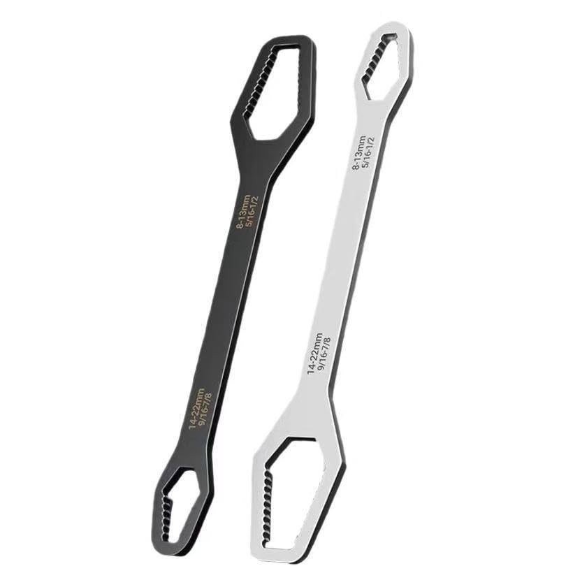 2 pcs Universal Torque Wrench, Self Adjusting Tightening Double Ended, 3-17mm
