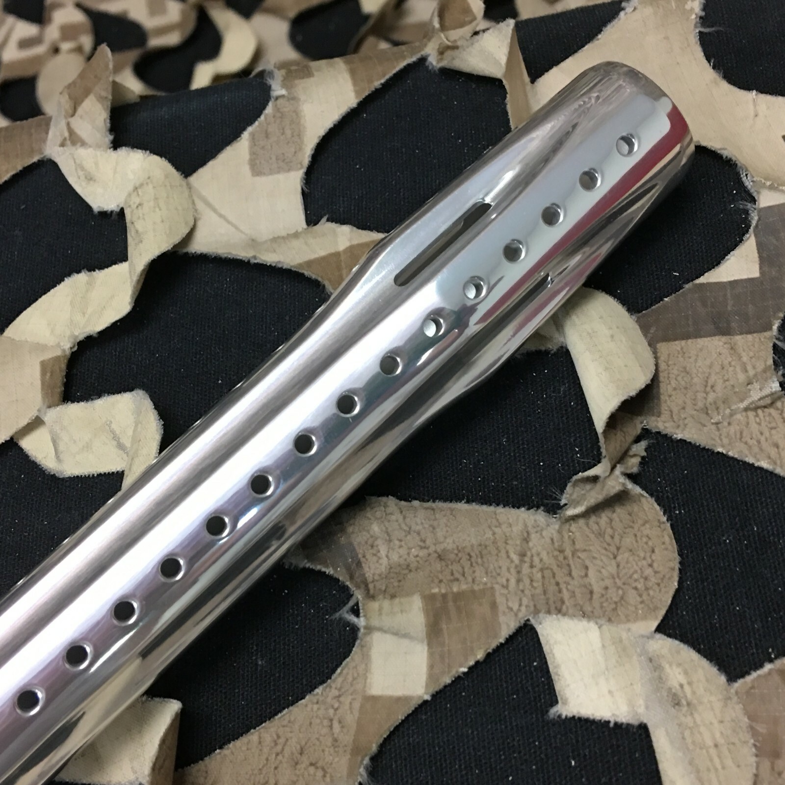 NEW Smart Parts Paintball Freak Barrel Front - Silver - 16 inch