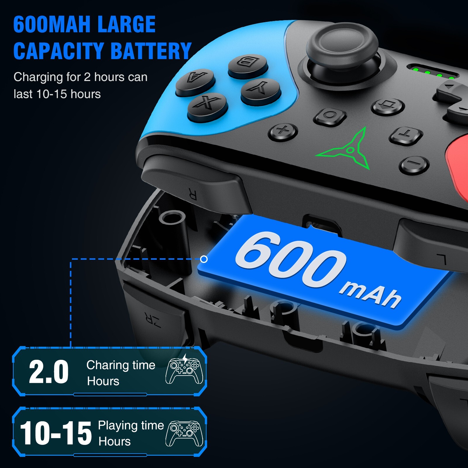 For Nintendo Switch Wireless Pro Controller Gamepad Joypad Joystick Remote Gift