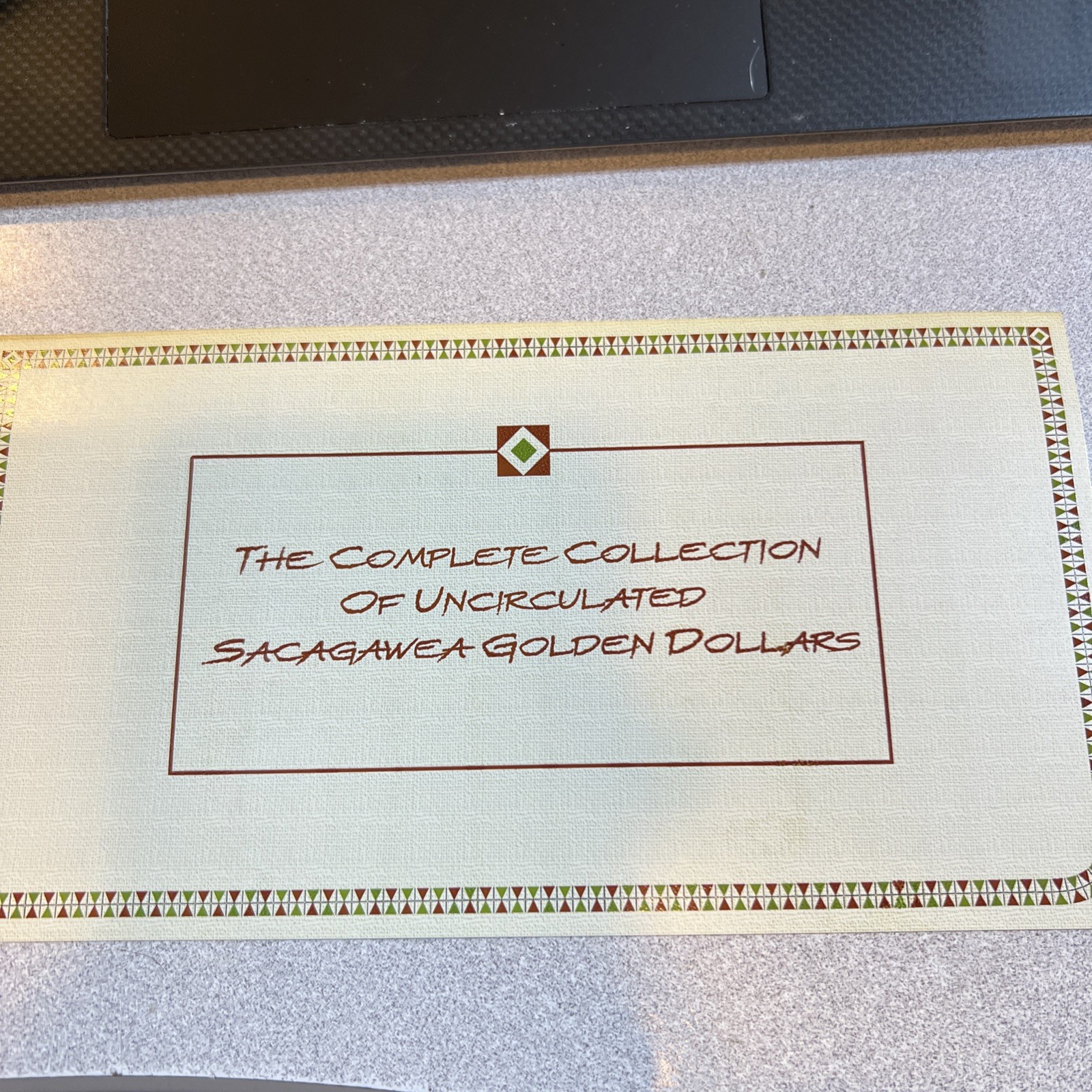 The Complete Collection of Uncirculated Sacagawea Golden Dollars Vol. 1 Panel