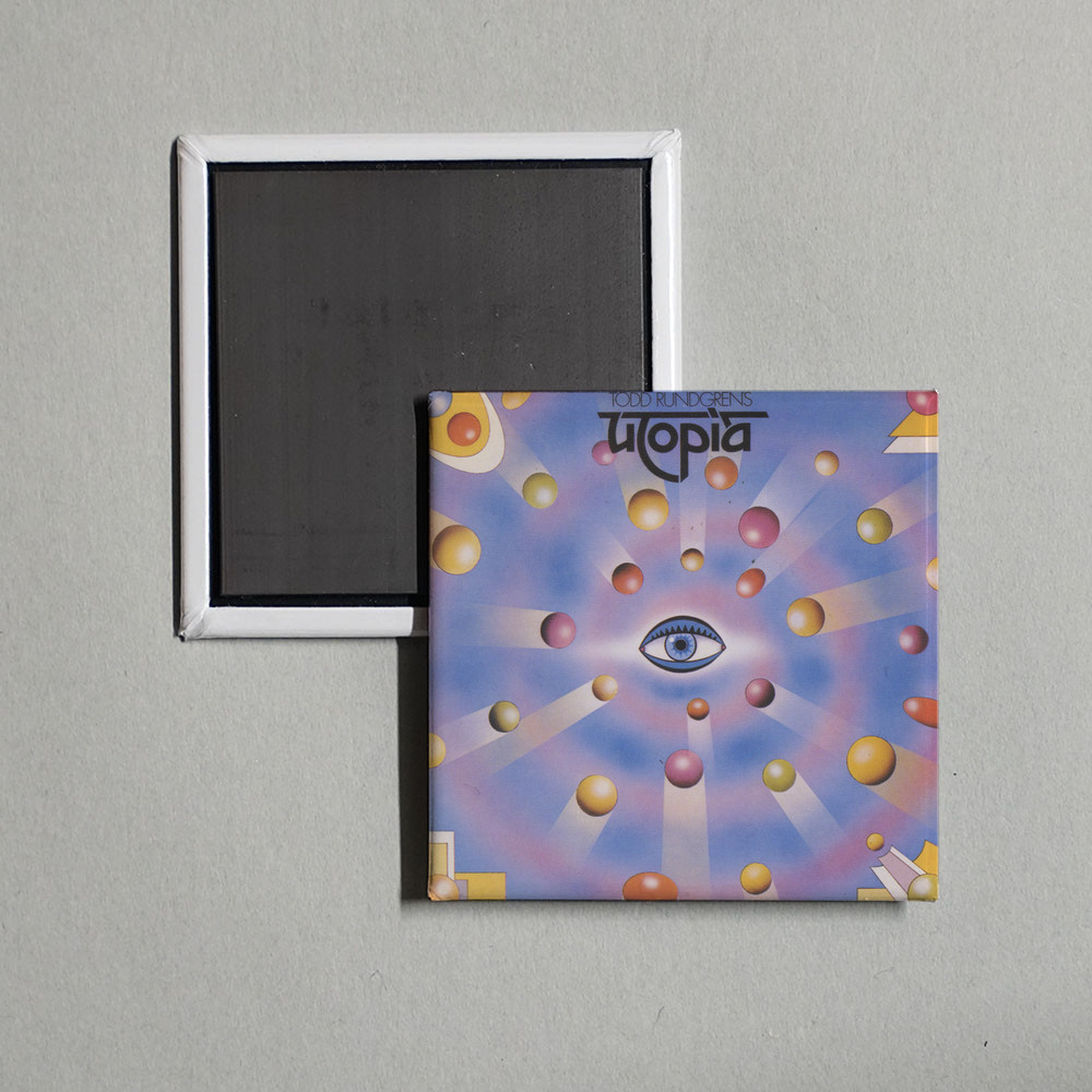 Utopia - Todd Rundgren's Utopia Album Cover Locker Fridge Magnet
