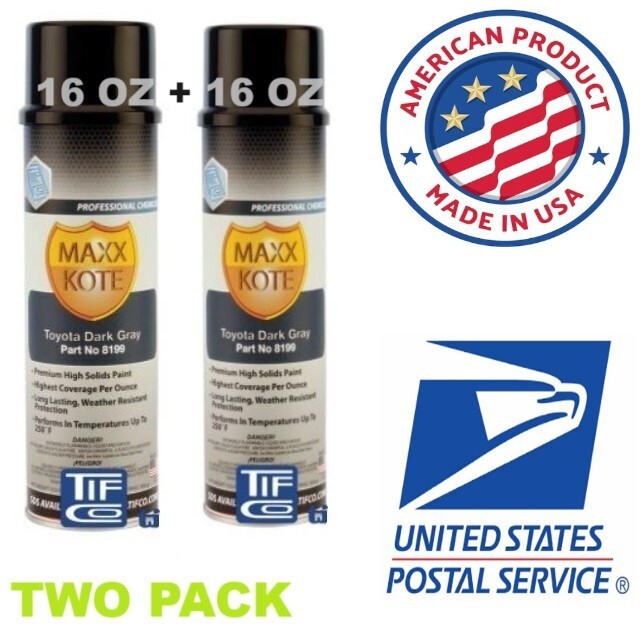 90900-U9023-71 TOYOTA FORKLIFT PAINT DARK GRAY SPRAY  TOUCH UP  16 0Z X2  8199