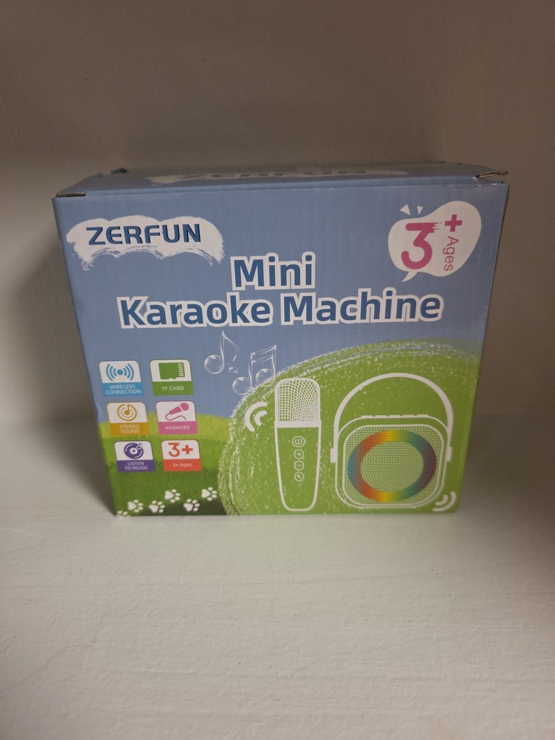 Zerfun Mini Karaoke Machine Includes 2 Mics