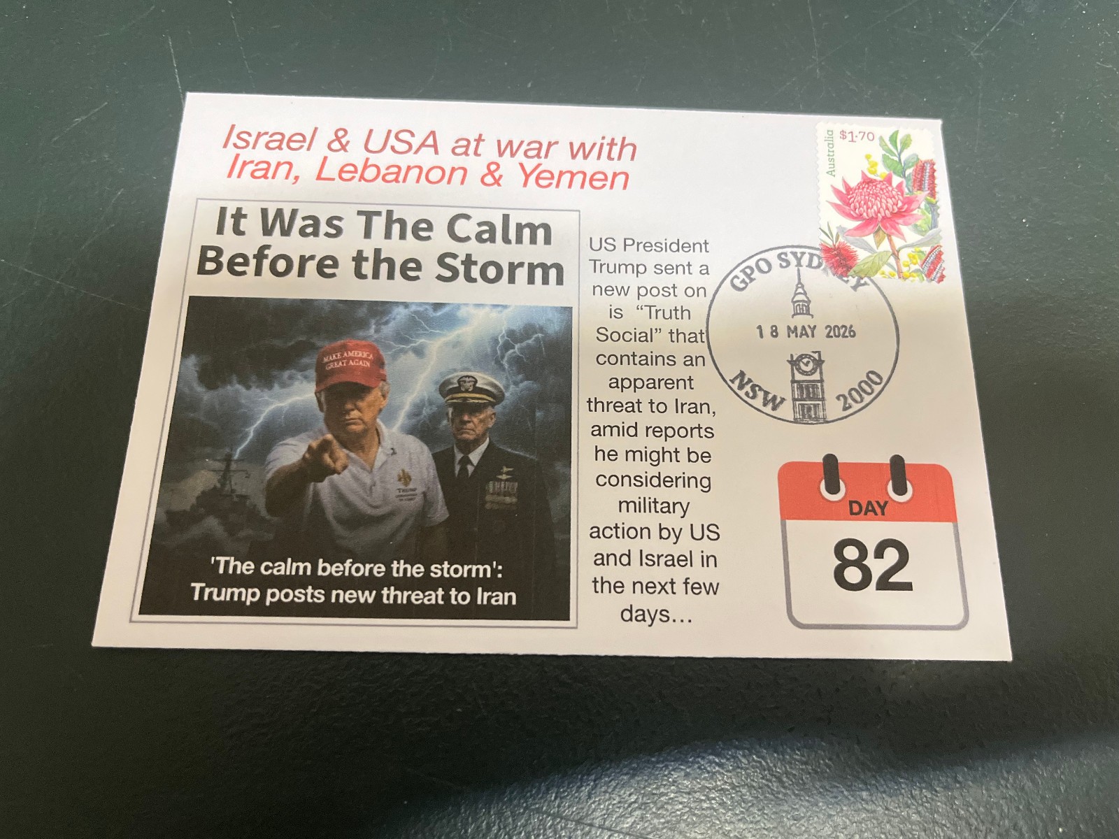 (2684) 21-5-2026 - Middle East War (Day 82) President says Calm before Strom (C)