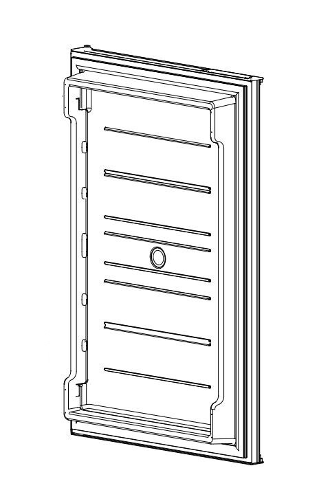 THETFORD 50831 NR638534 Refrigerator Door; Replacement For Norcold N8 And N10