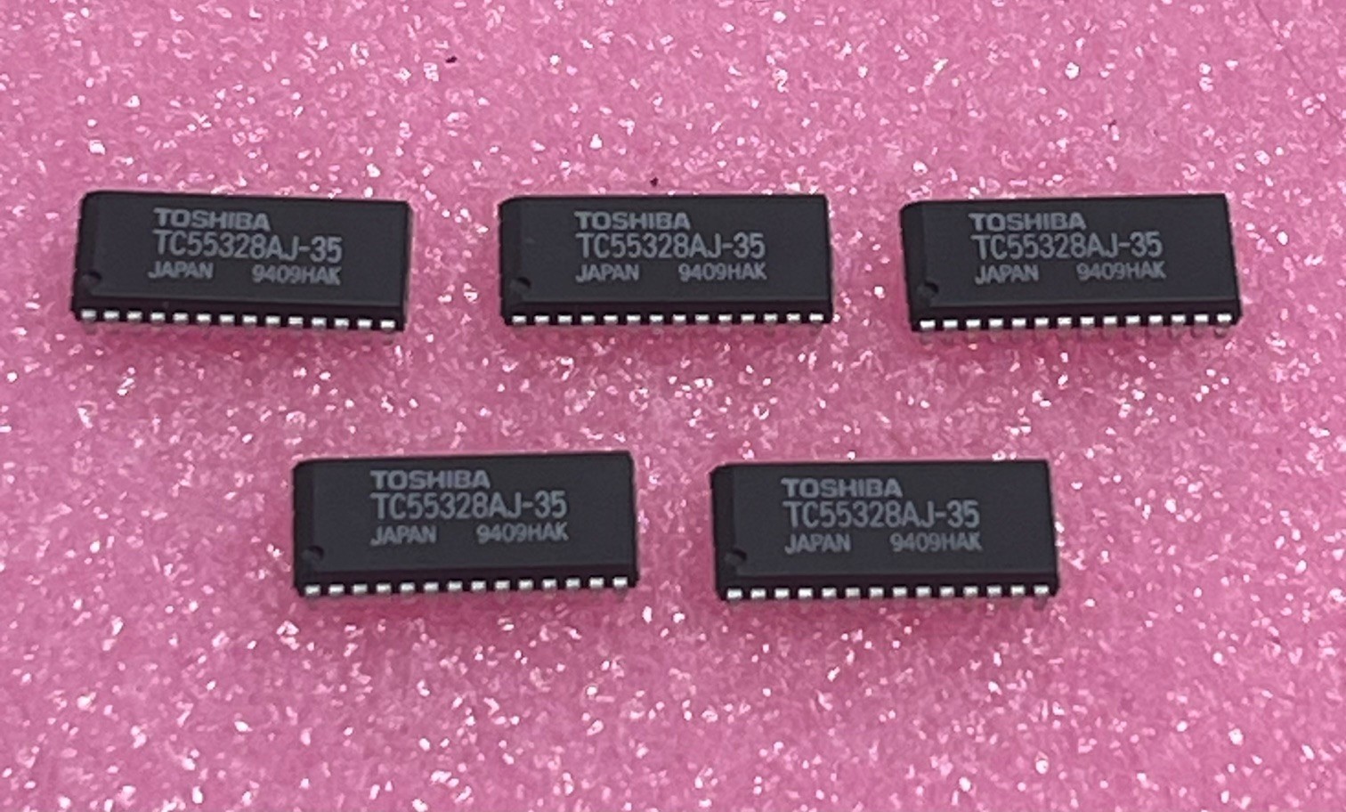 TC55328AJ-15 TOSHIBA Cache SRAM, 32KX8, 15ns, CMOS, SOJ-28, lot of 5pcs, NEW!