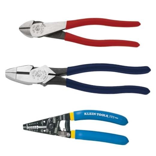 Klein Tools 80121 Stripper Plier Kit with Wire Strippers, Made in USA, Lineman