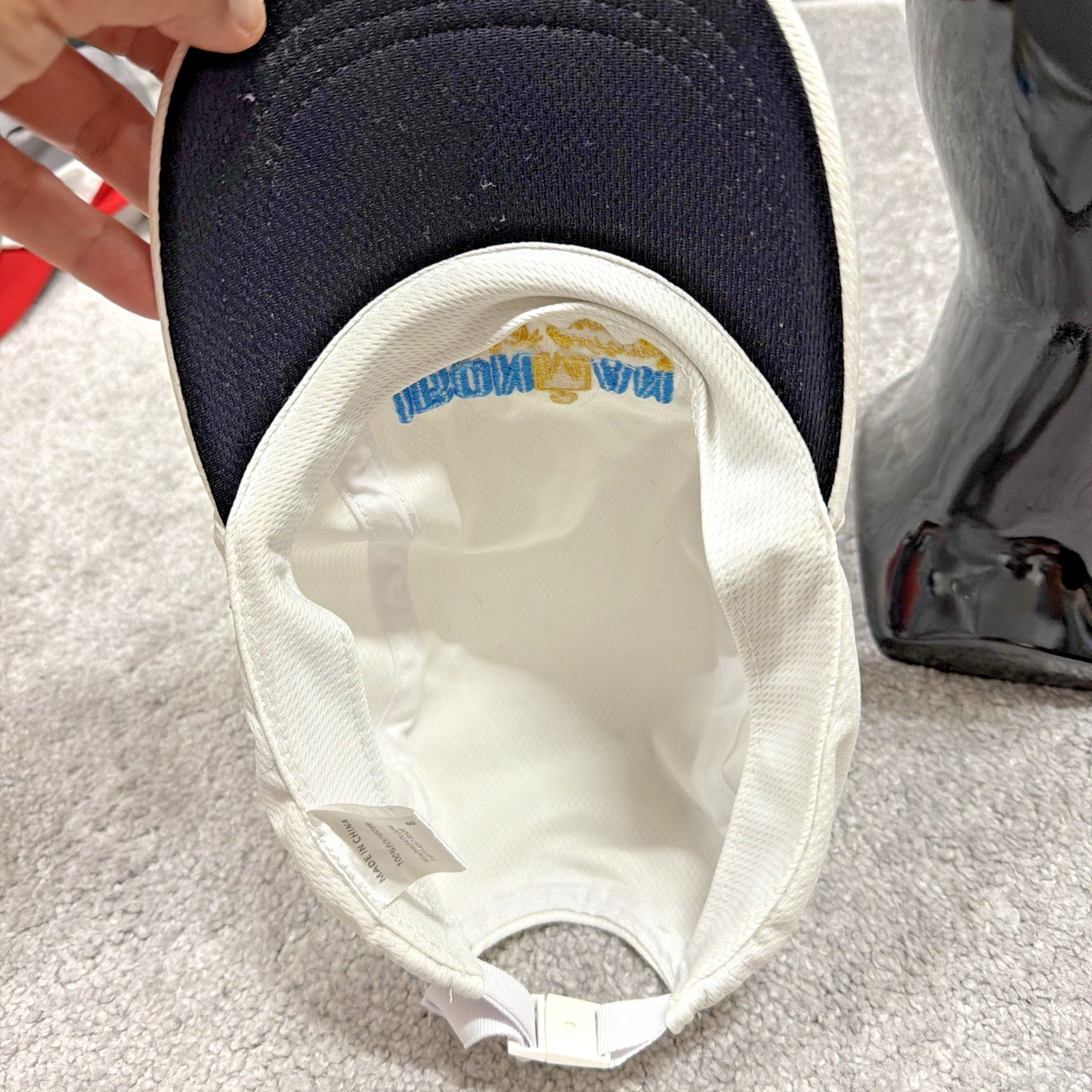 Ironman Triathlon 70.3 CA Ocean Side Men's OSFA Mesh Panel Hat Embroidered White
