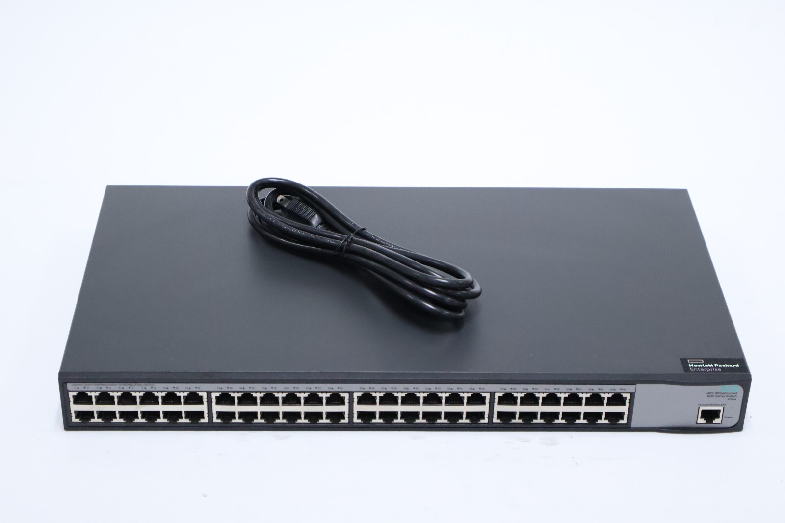 HP HPE JG914A OfficeConnect 48x 1GbE Port Ethernet Switch w/ Power Cable