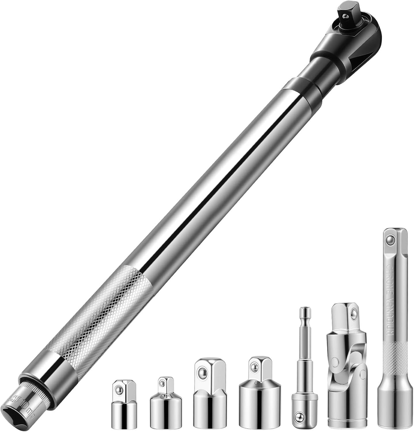 1/2" Offset Extension Wrench Impact, Socket Wrench Extender Tool for Electric