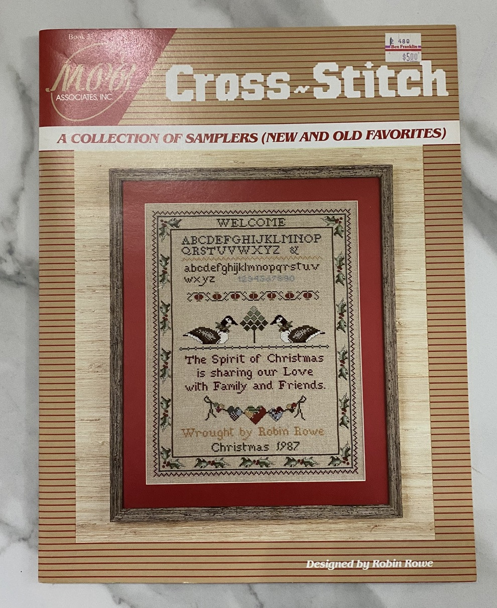Cross Stitch A Collection Of Samplers (New & Old Favorites) By Robin Rowe