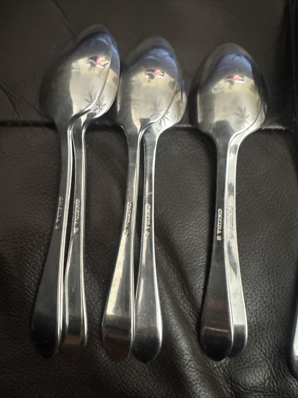 18pc Oneida JOANNE Frosted Satin Stainless Flatware Replacement Fork Spoon