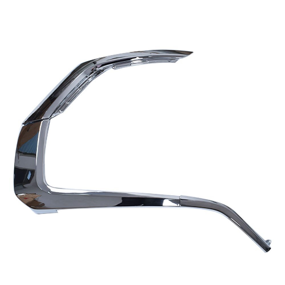 Front bumper 3PCS RH Side Chrome Trim Set For 2016-2020 Mitsubishi Outlander