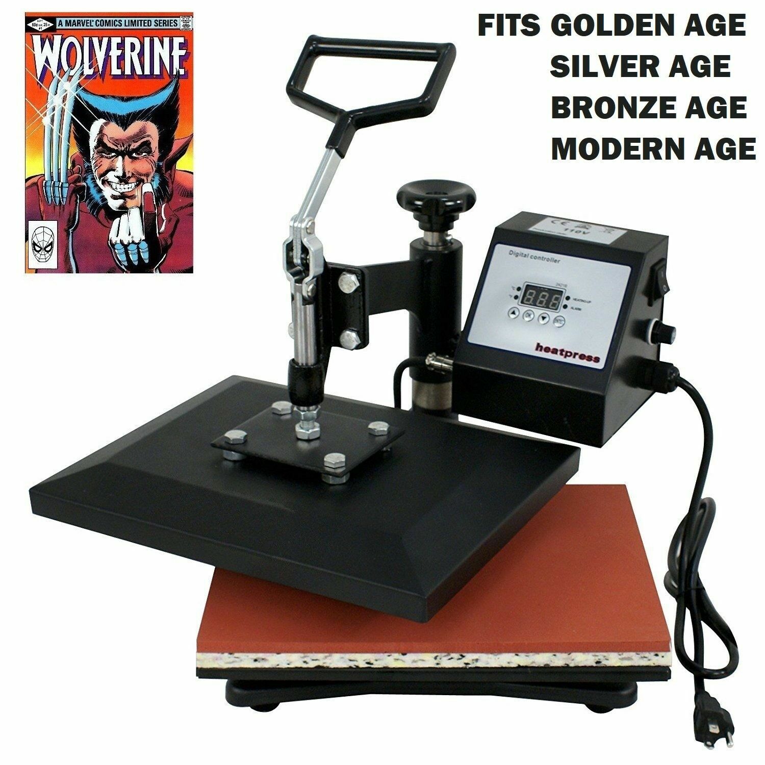 NEW Comic PRESS Heat Press Pressed Comics for better grading consistant pressure