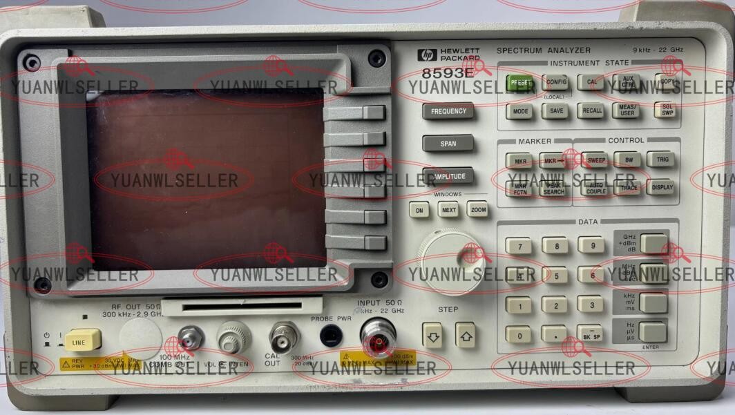 1PCS USED HP Agilent 8593E spectrum analyzer,ms 9KHz-22GHz