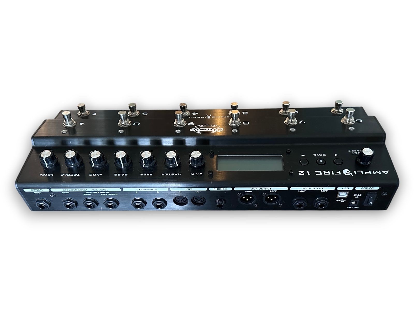 Atomic AmpliFIRE 12 Guitar Multi-Effects Amp Modeler Pedal