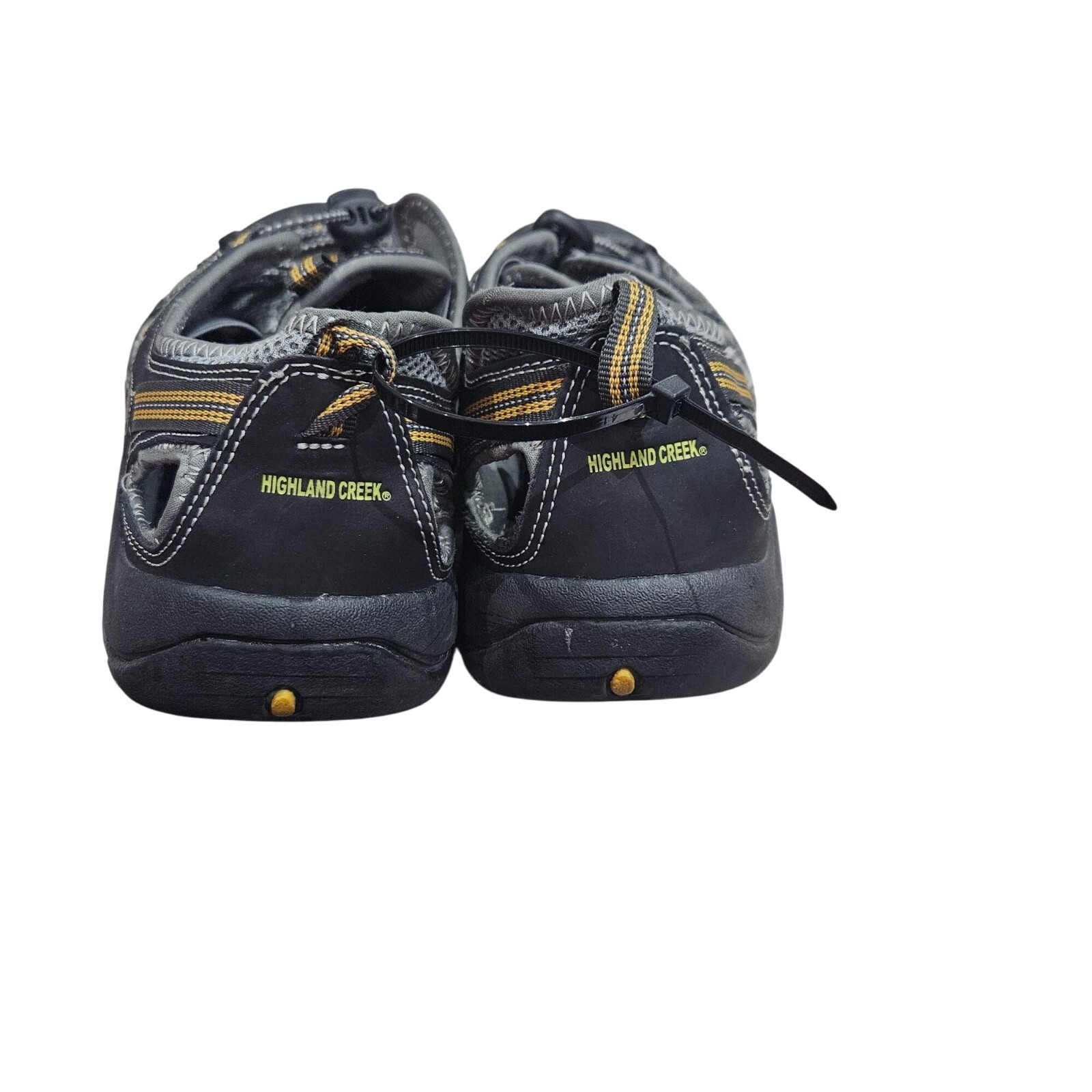 Highland Creek Mens Size 13 Riptide 2 Black Closed-Toe Hiking Sandals With Adjus