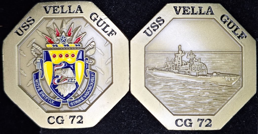 CG-72 USS VELLA GULF - Navy Challenge Coin