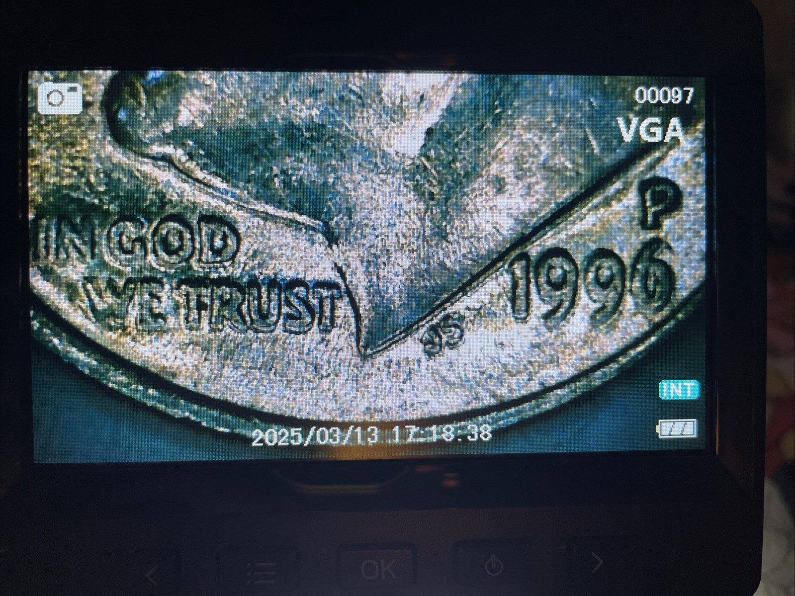 1996 Dime Double Die On Obverse And Off Center Strike