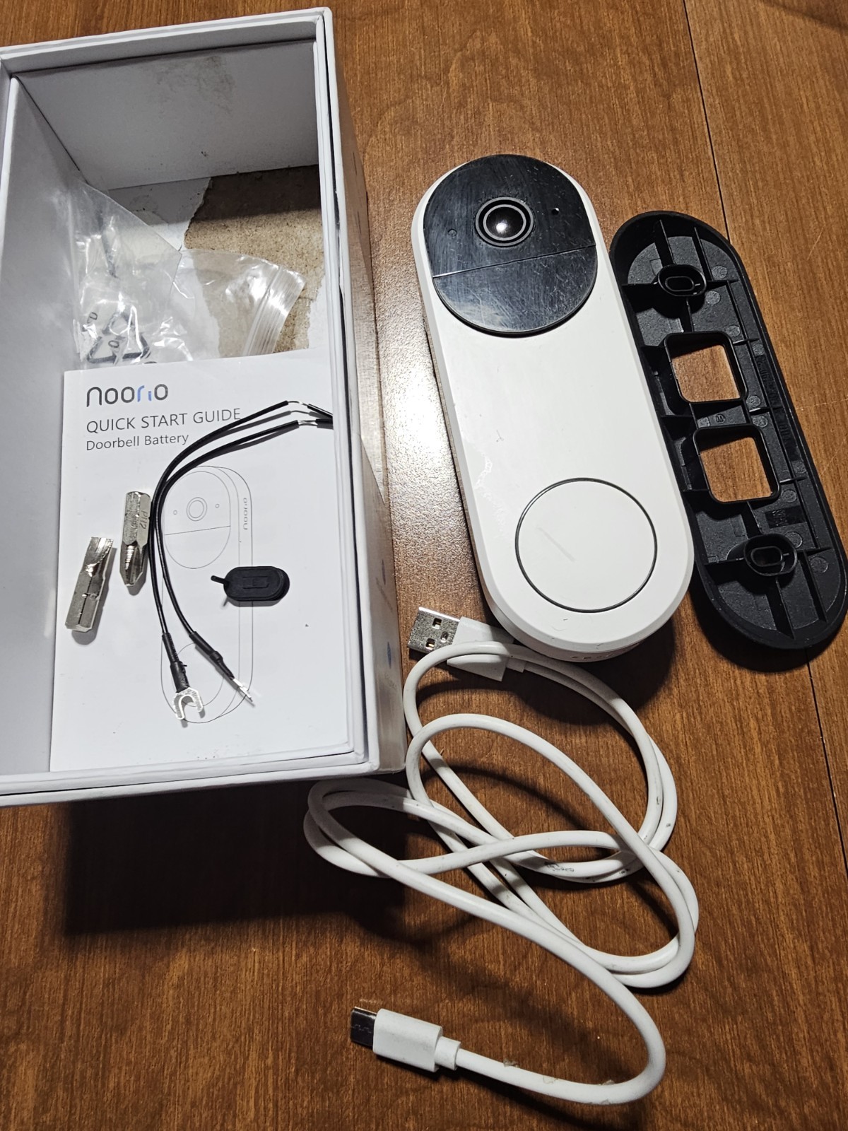 Noorio Doorbell Cam D110 Wire-Free Battery Video Doorbell Wi-Fi For Parts