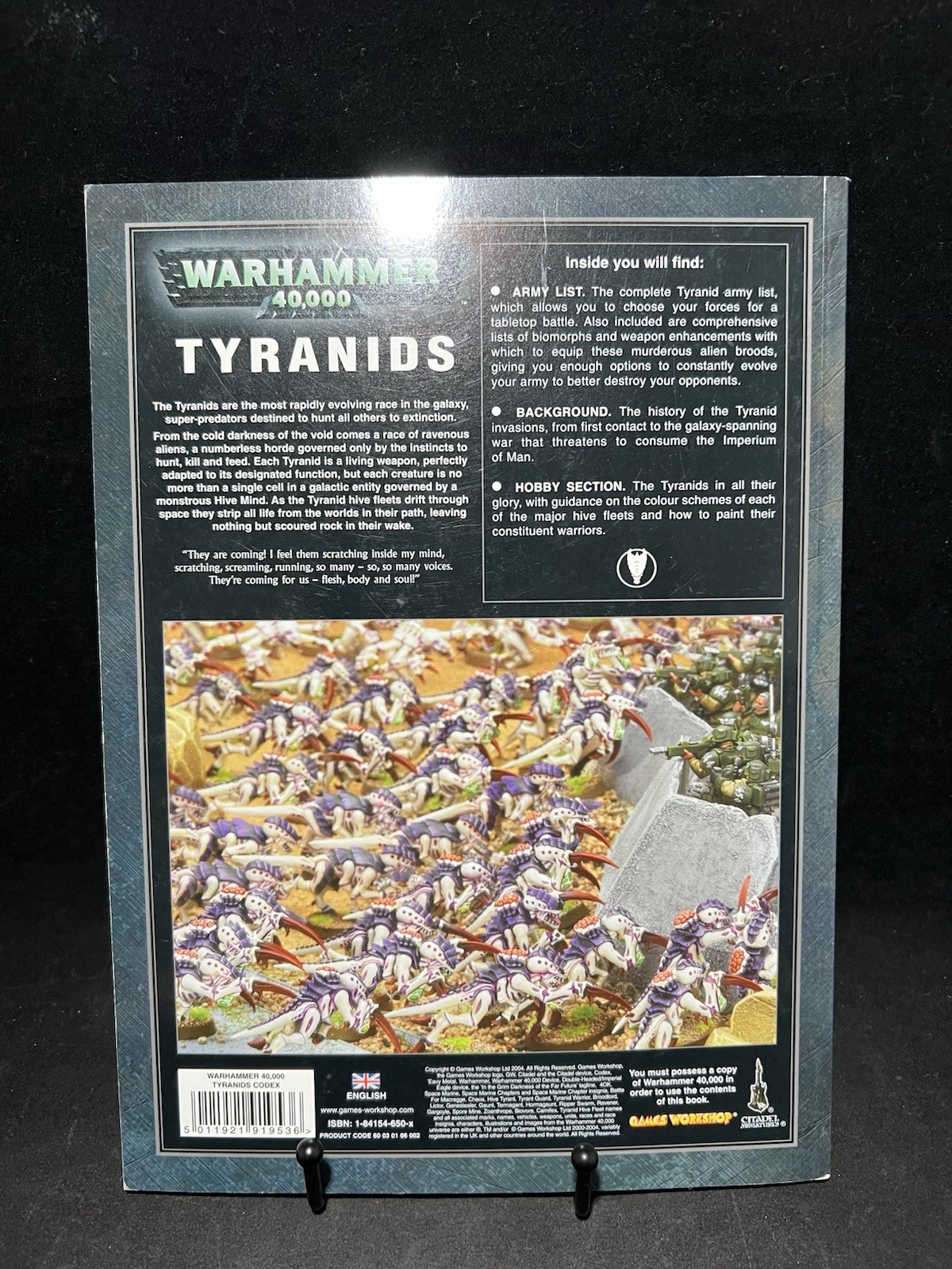 Warhammer 40,000 Tyranids Codex Paperback (2004) Games Workshop