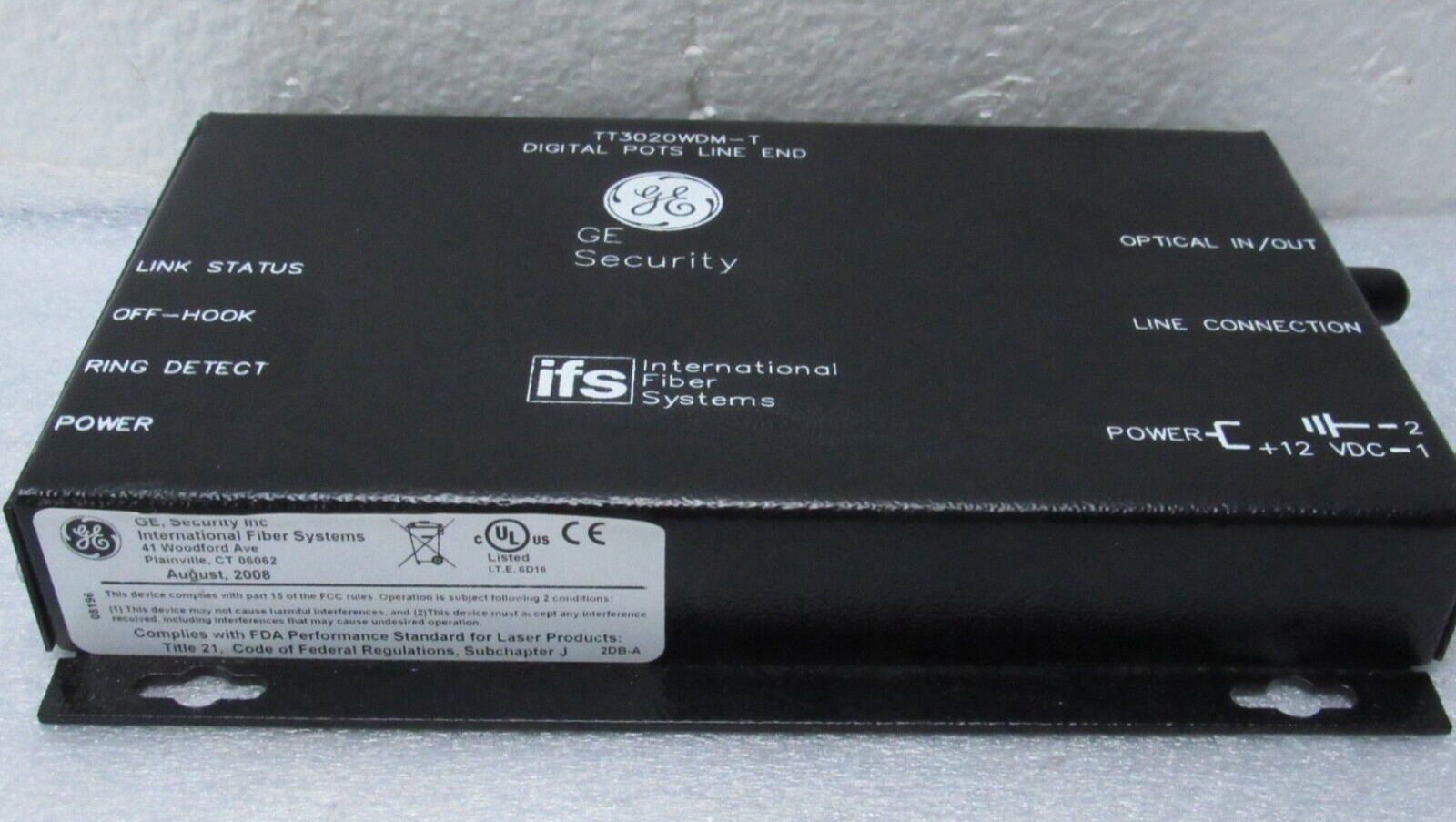 UTC Interlogix TT3020WDM Touchtone Telephone Interface w/POTS Transceiver [CTSL]
