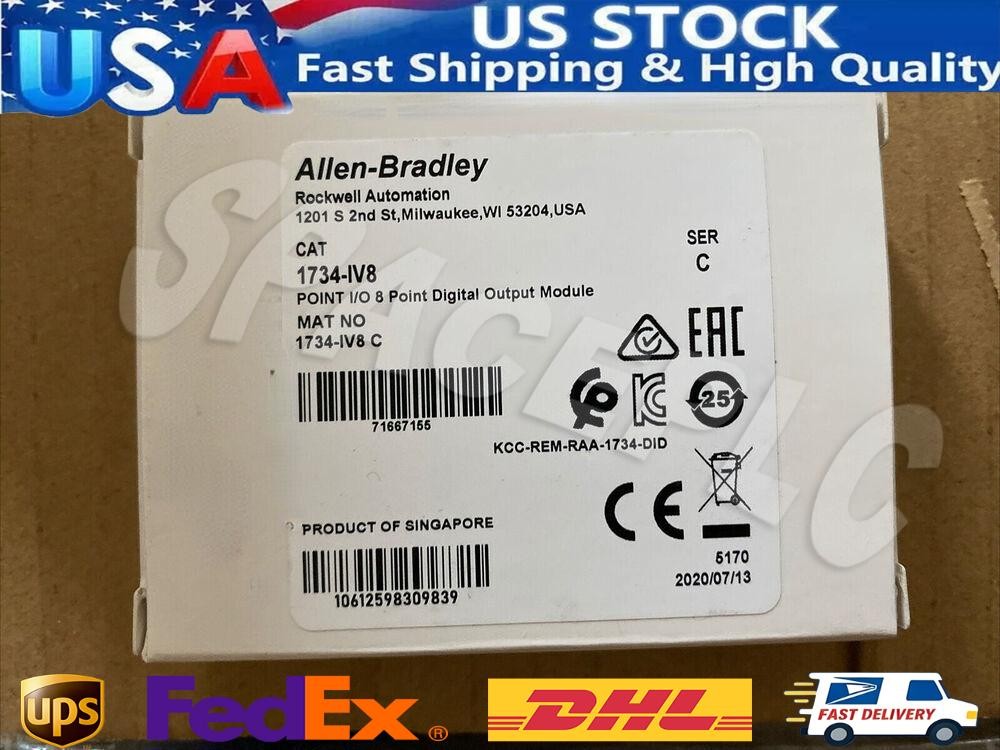 New Factory Sealed AB 1734-IV8 SER C POINT I/O 8 Point Digital Input Module