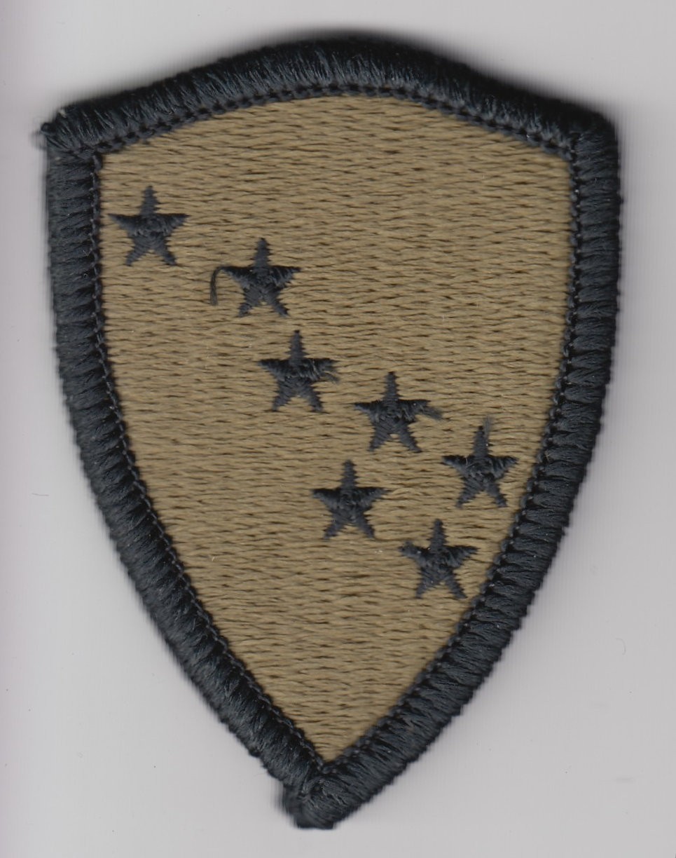 US Army Alaska State National Guard Patch Insignia Headquarters Hook & Loop