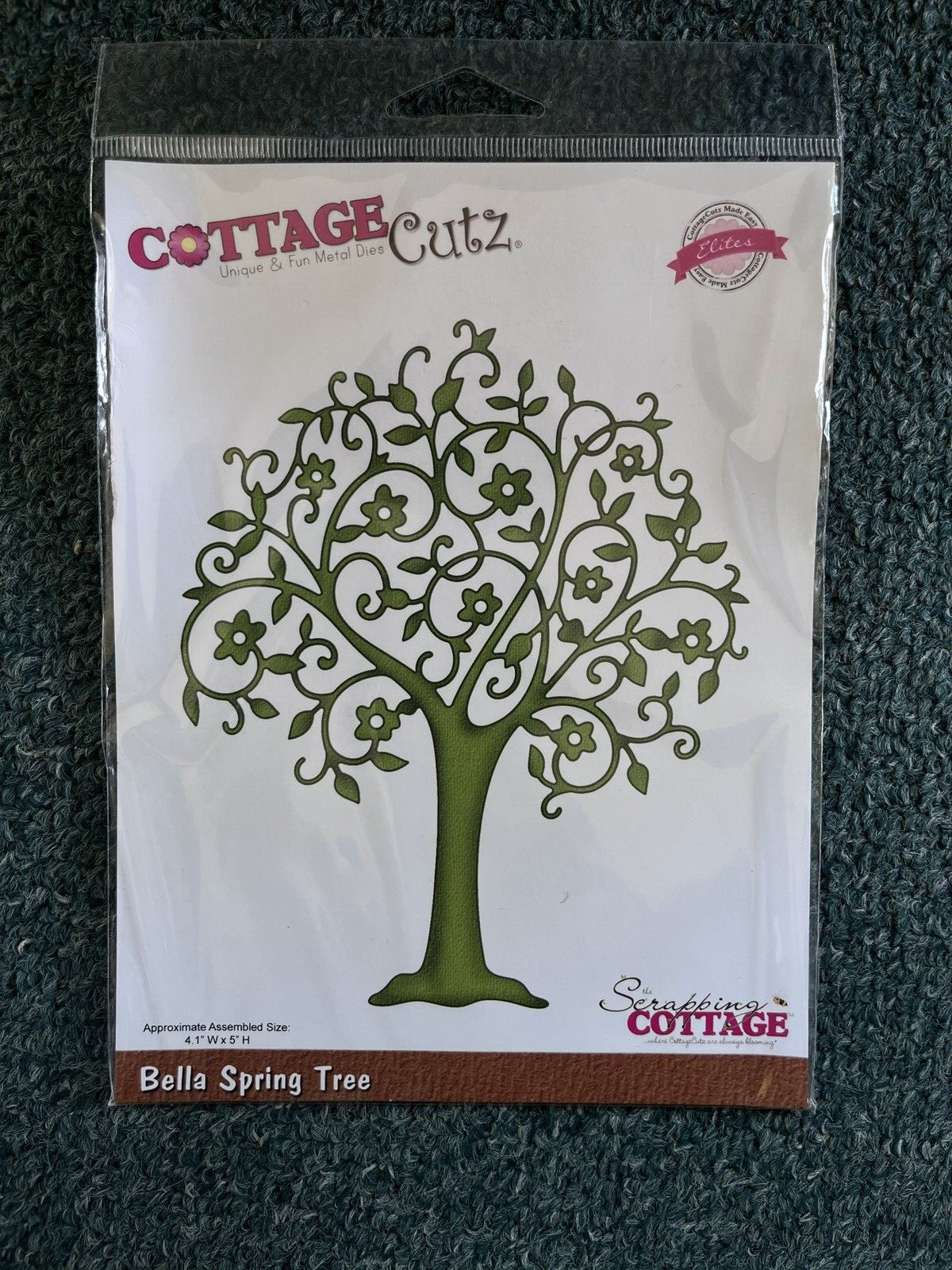 Cottage Cutz Die Bella Spring Tree  * Retired 2013 * CCS-005