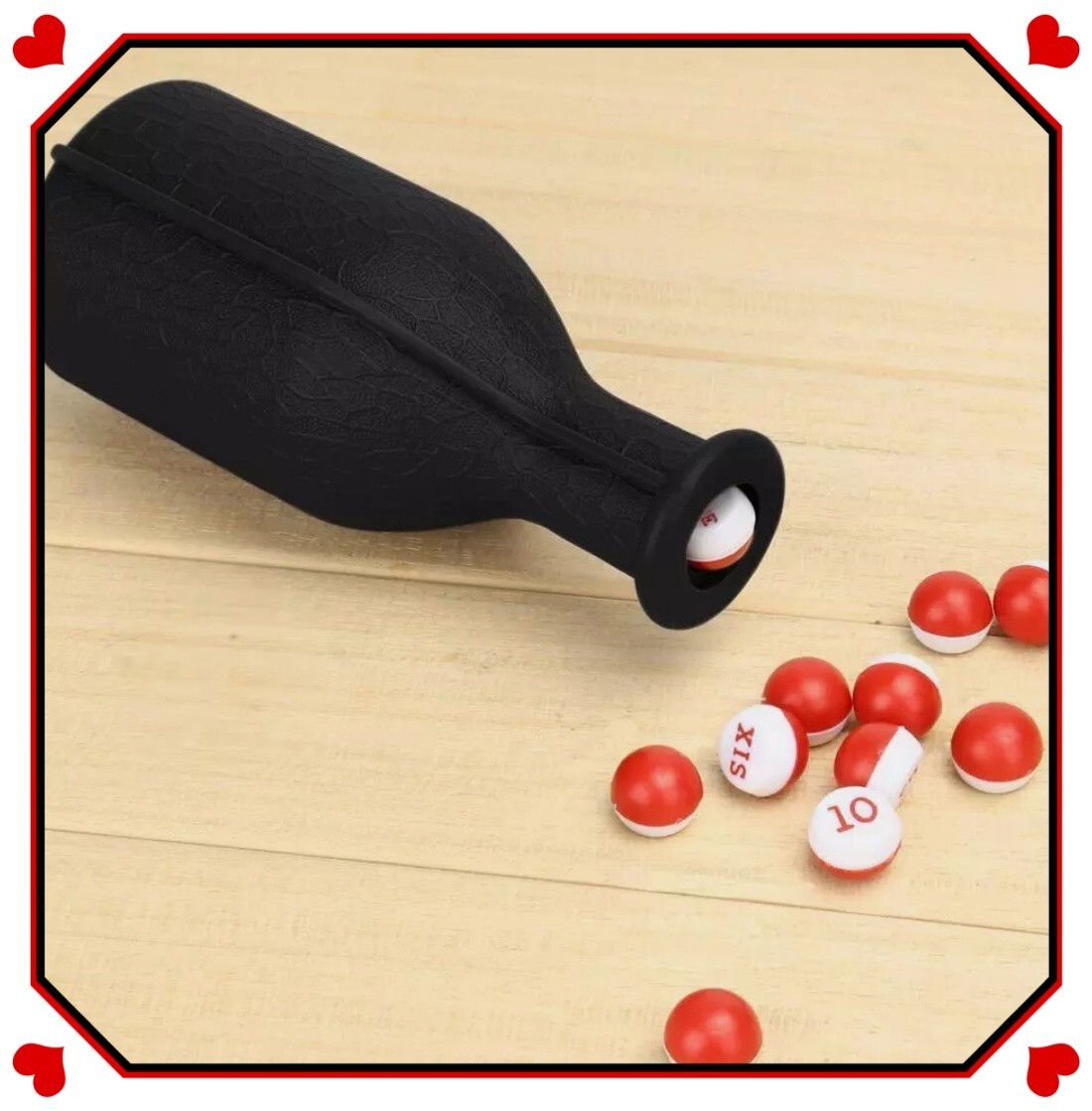 1Pc Billiard Kelly Pool Shaker Bottle with 16 Numbered Tally Balls Peas