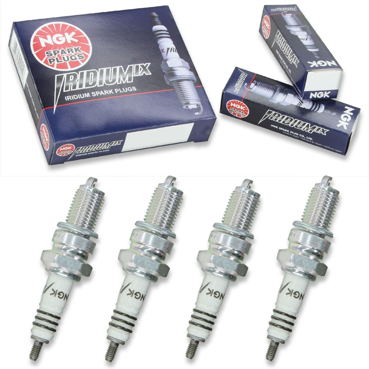 4pcs Baja DR125 150 NGK Iridium IX Spark Plugs 125 Kit Set Engine sh