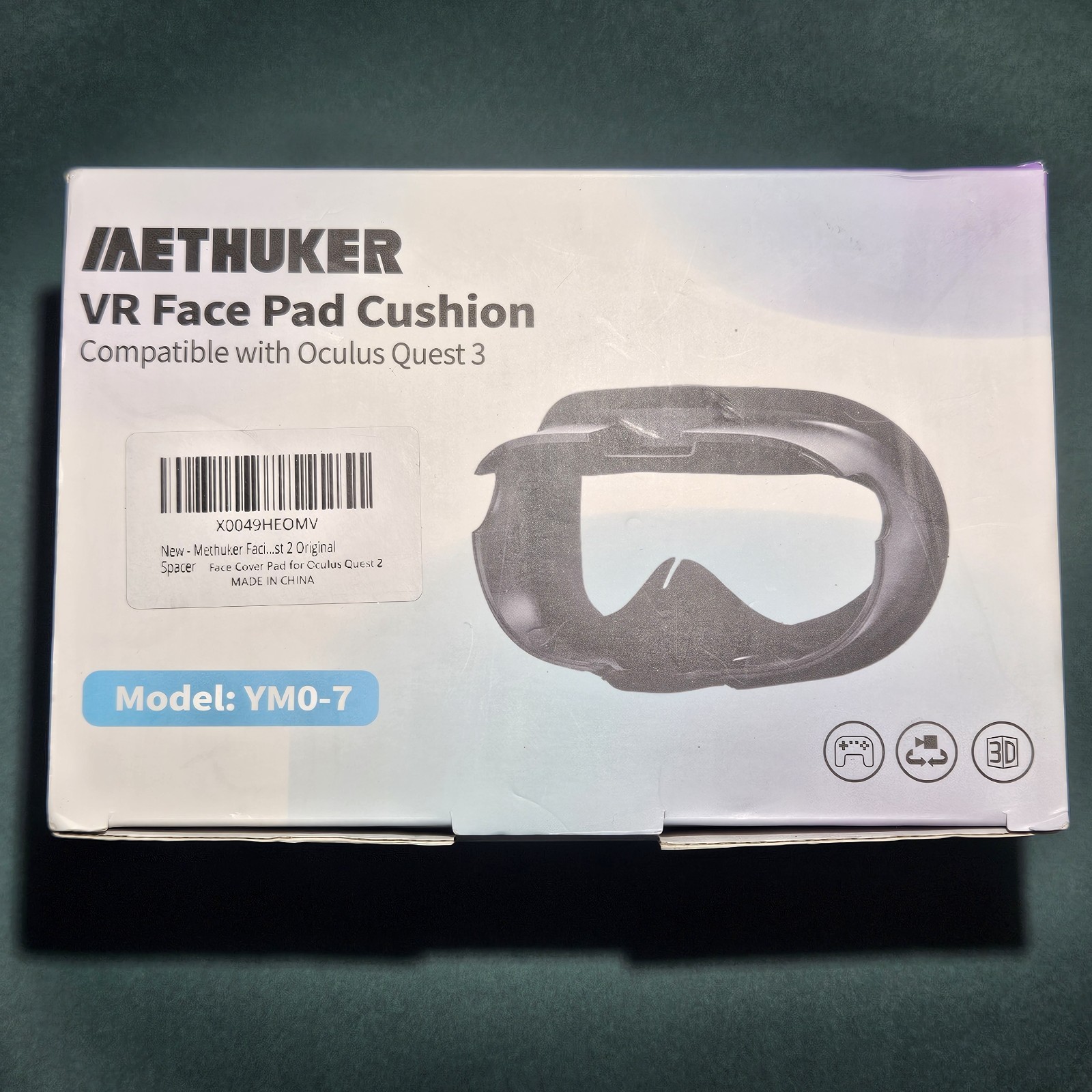 Face Cushion Pad for Meta Quest 2 VR Facial Interface Replacement PU Leather...