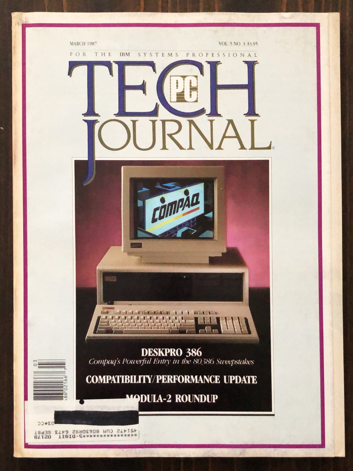 PC Tech Journal Magazine, March 1987, Vol. 5 No. 3  IBM Personal Computer